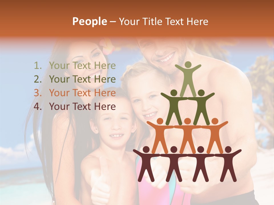 Summer Sea Enjoyment PowerPoint Template