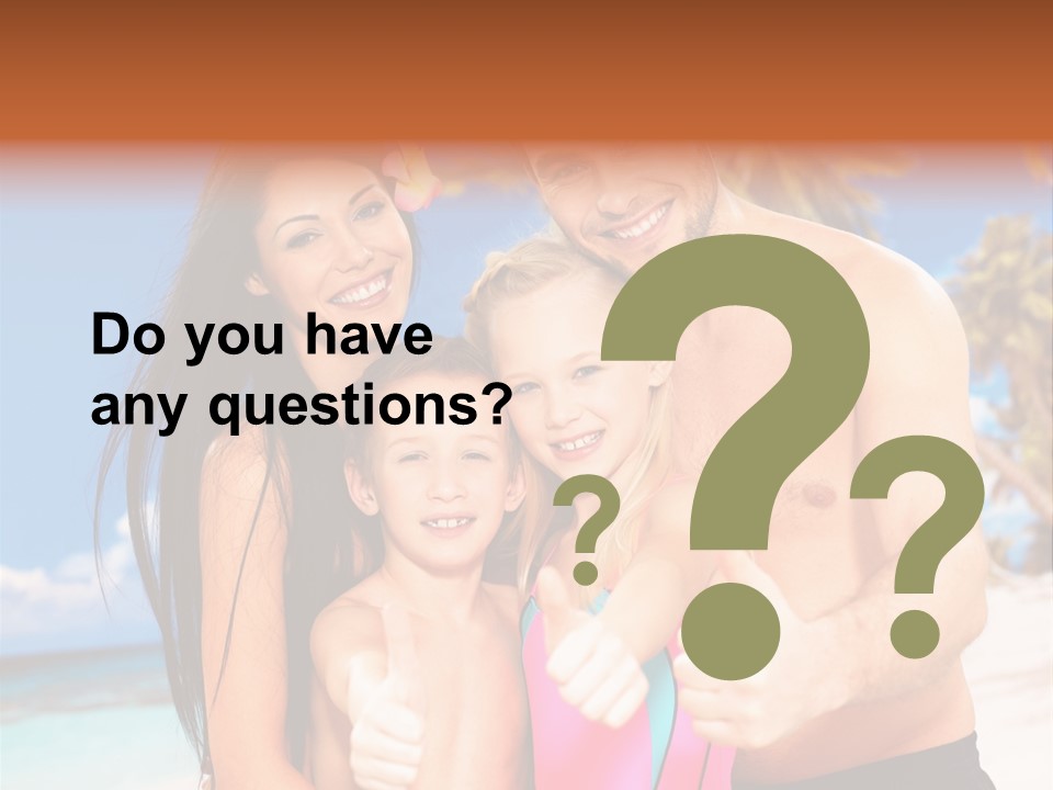 Summer Sea Enjoyment PowerPoint Template