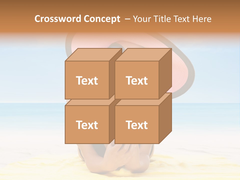 Young Female Beautiful PowerPoint Template