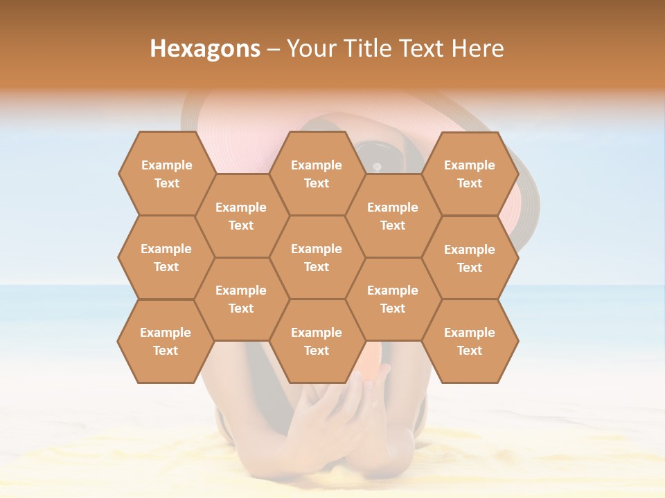 Young Female Beautiful PowerPoint Template