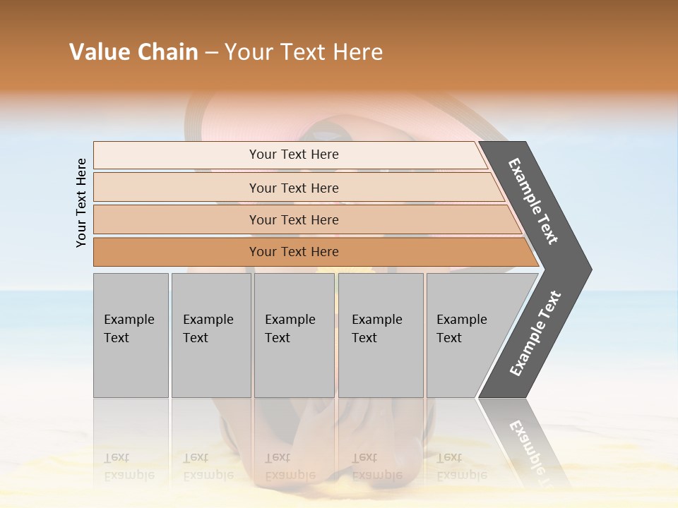Young Female Beautiful PowerPoint Template