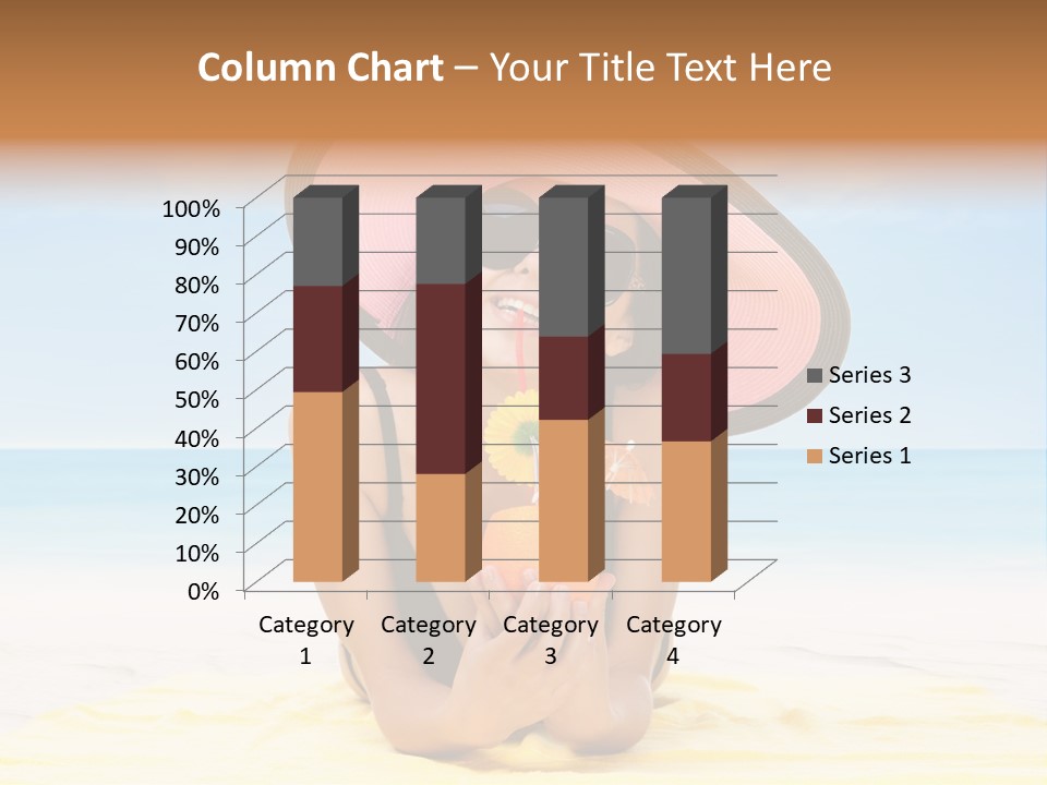 Young Female Beautiful PowerPoint Template