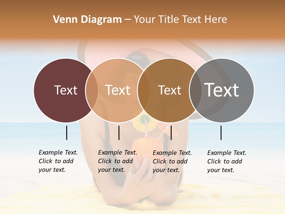 Young Female Beautiful PowerPoint Template