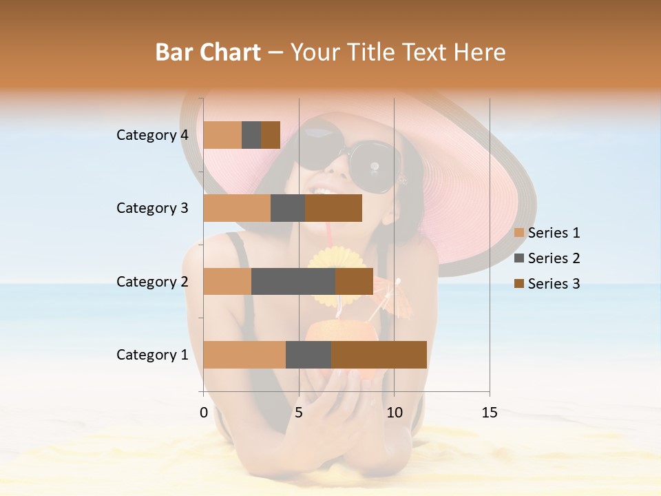 Young Female Beautiful PowerPoint Template