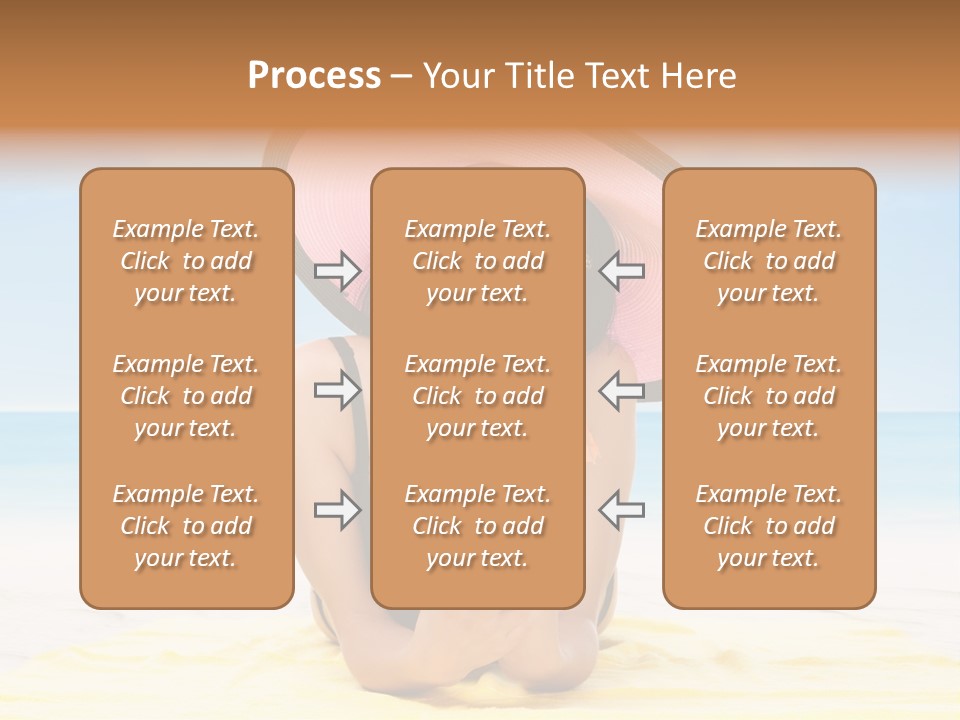 Young Female Beautiful PowerPoint Template