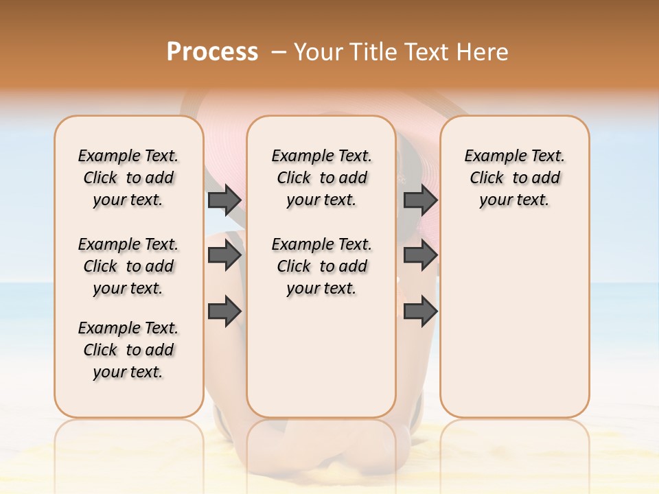 Young Female Beautiful PowerPoint Template