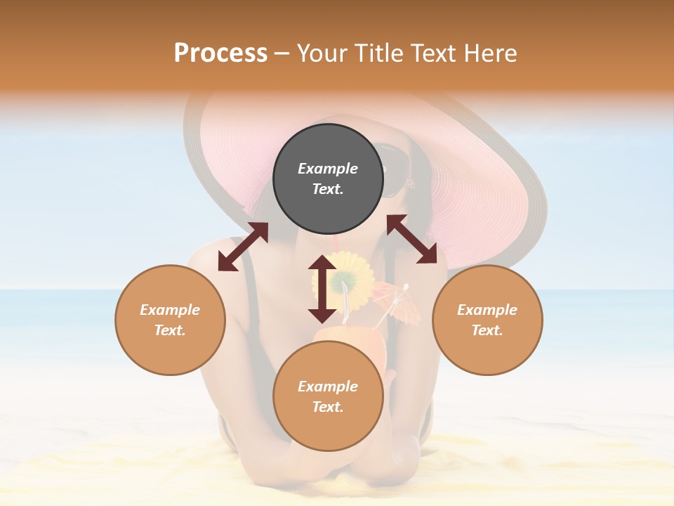 Young Female Beautiful PowerPoint Template