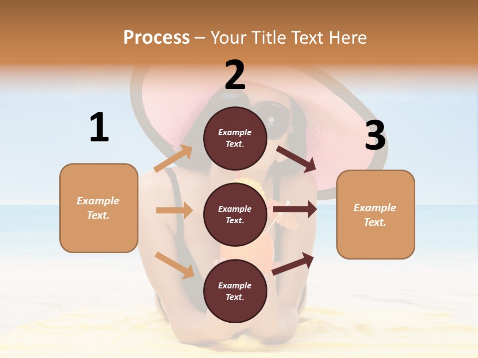 Young Female Beautiful PowerPoint Template