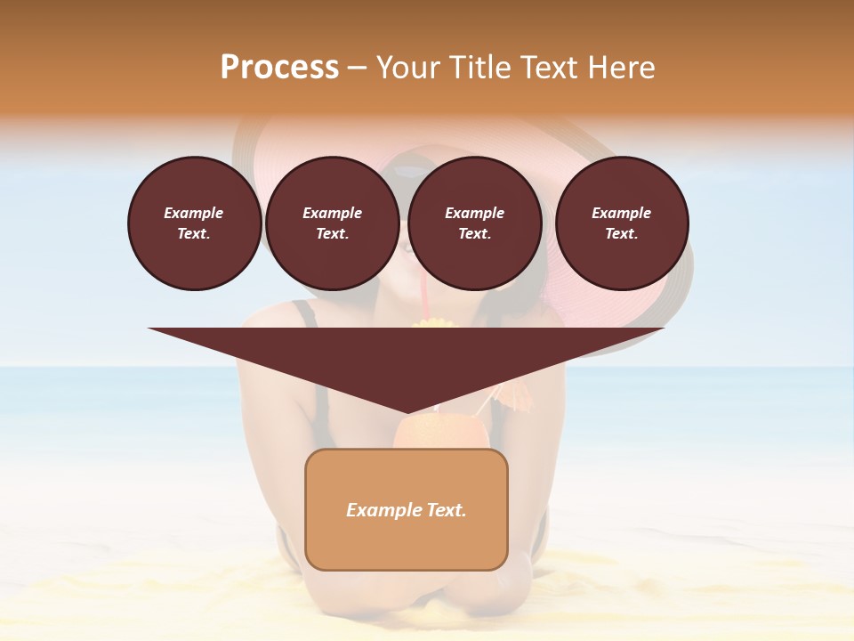 Young Female Beautiful PowerPoint Template