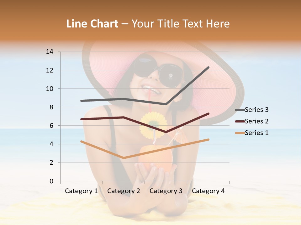 Young Female Beautiful PowerPoint Template