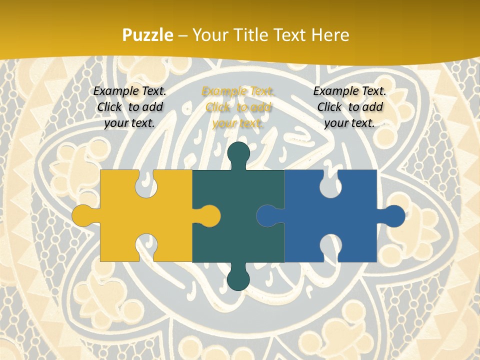 Light Faith Calligraphic PowerPoint Template