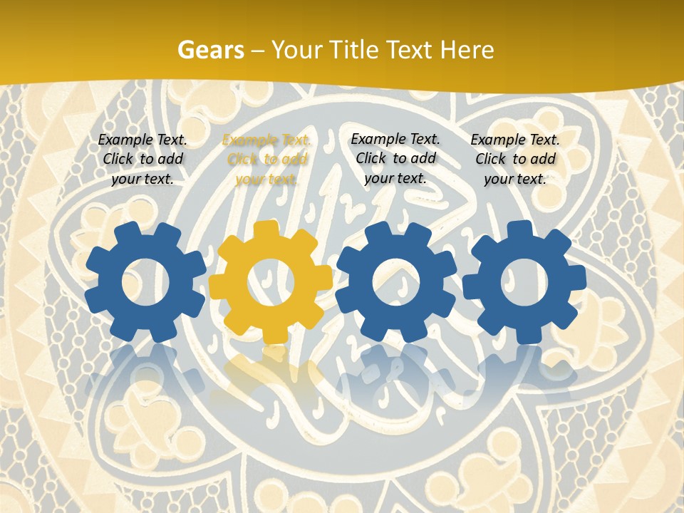 Light Faith Calligraphic PowerPoint Template