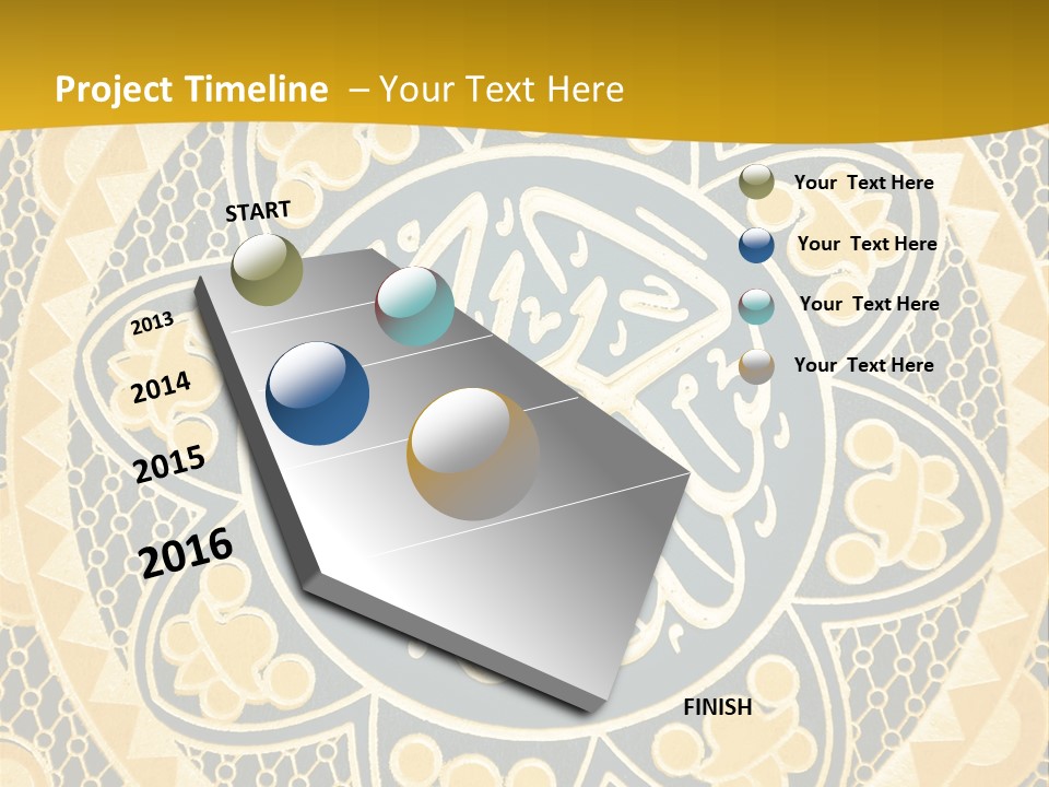 Light Faith Calligraphic PowerPoint Template