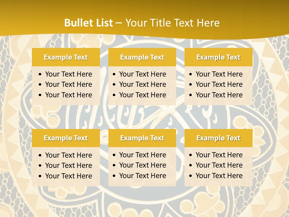 Light Faith Calligraphic PowerPoint Template