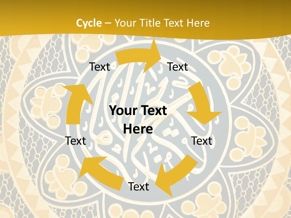 Light Faith Calligraphic PowerPoint Template