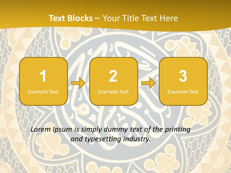 Light Faith Calligraphic PowerPoint Template