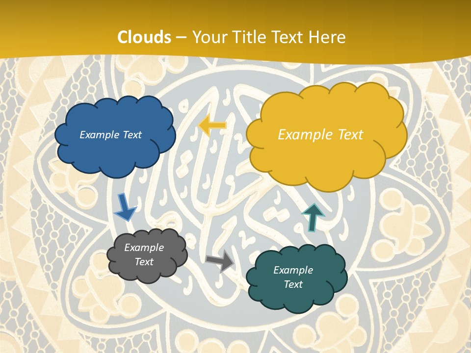 Light Faith Calligraphic PowerPoint Template