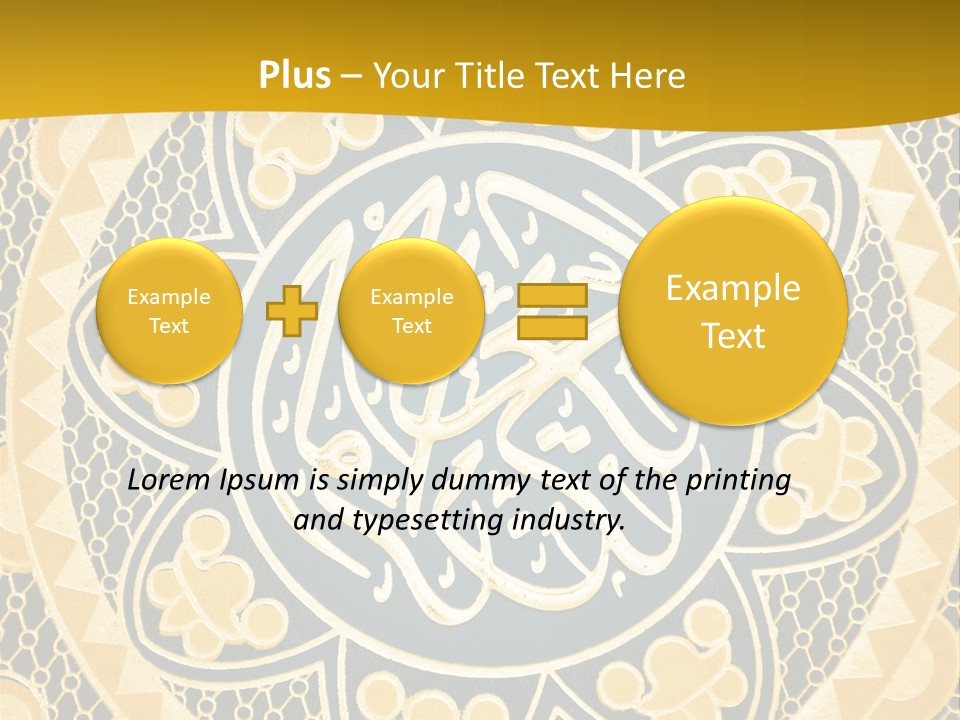 Light Faith Calligraphic PowerPoint Template