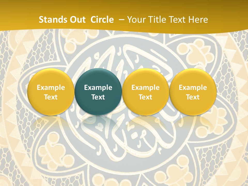 Light Faith Calligraphic PowerPoint Template