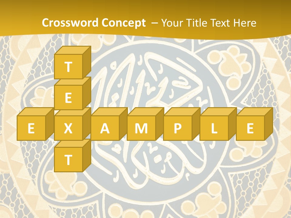 Light Faith Calligraphic PowerPoint Template