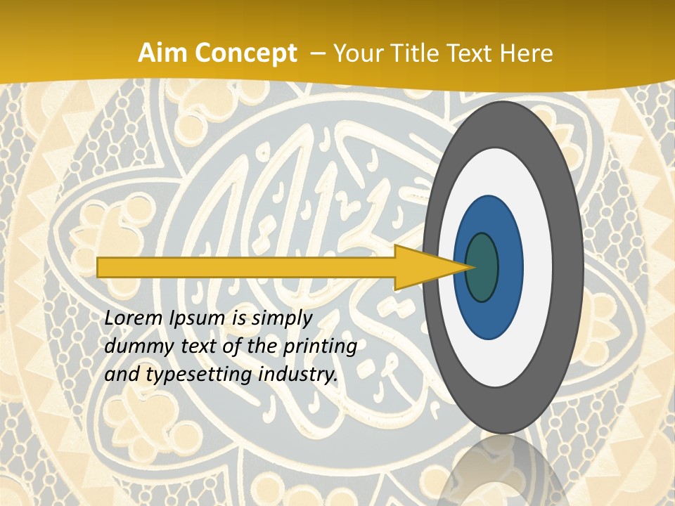 Light Faith Calligraphic PowerPoint Template