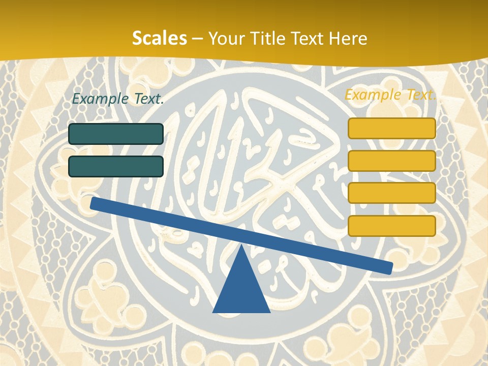 Light Faith Calligraphic PowerPoint Template