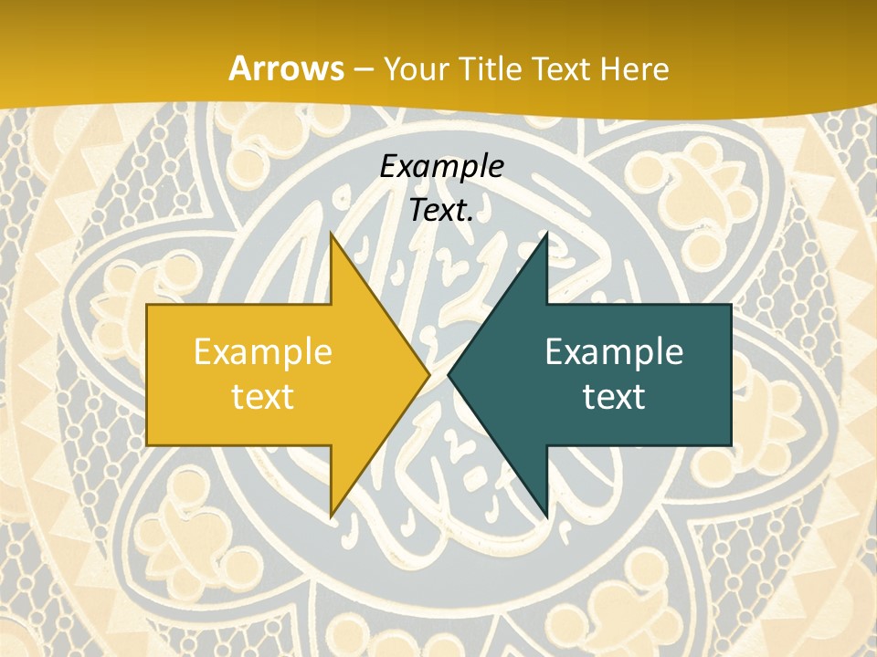 Light Faith Calligraphic PowerPoint Template
