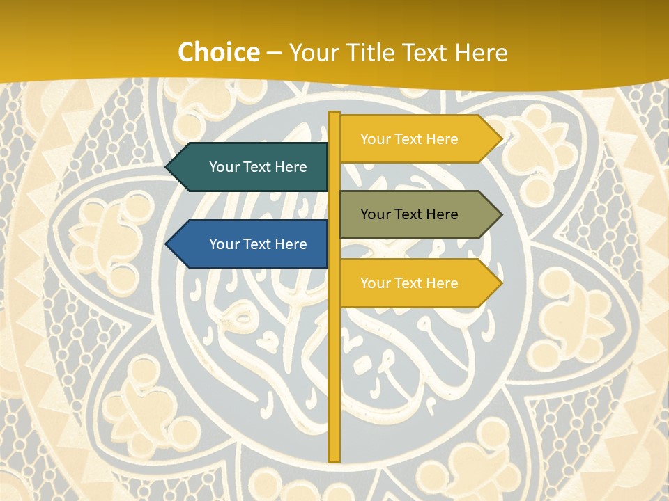 Light Faith Calligraphic PowerPoint Template