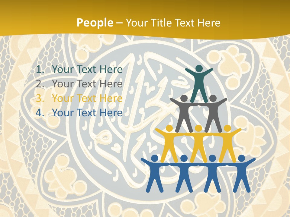 Light Faith Calligraphic PowerPoint Template