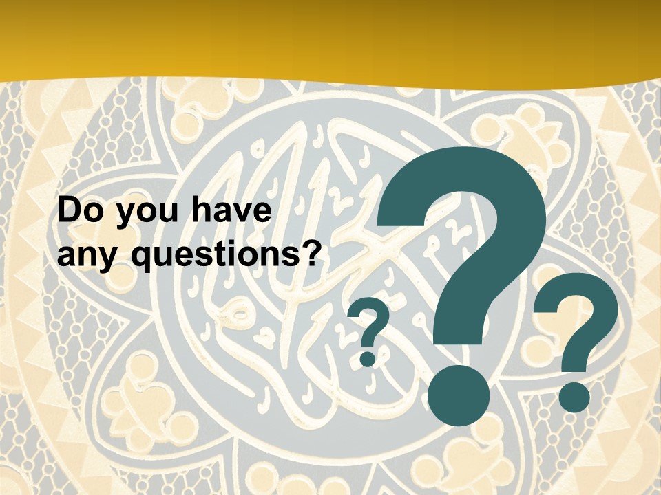 Light Faith Calligraphic PowerPoint Template