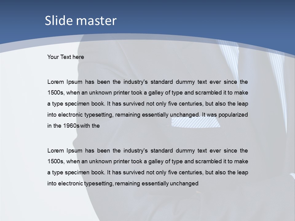 Business Unrecognizable  PowerPoint Template