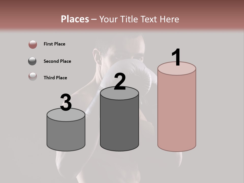 Strongman Body Fighter PowerPoint Template