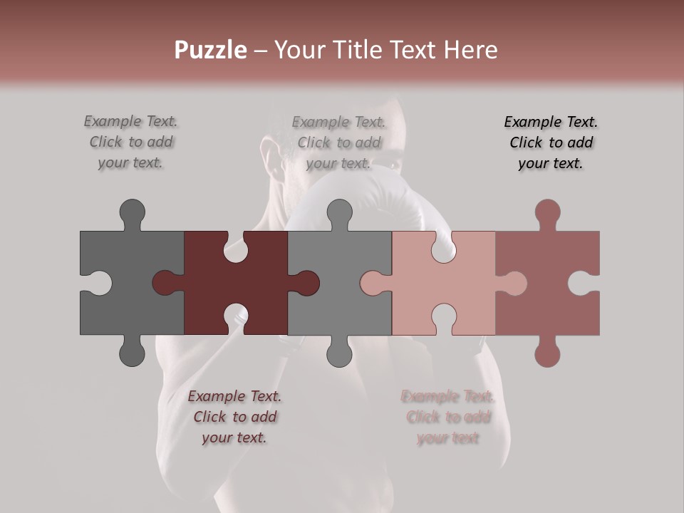 Strongman Body Fighter PowerPoint Template