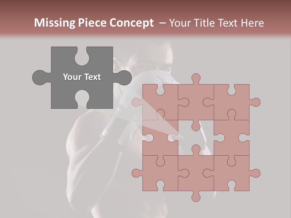 Strongman Body Fighter PowerPoint Template