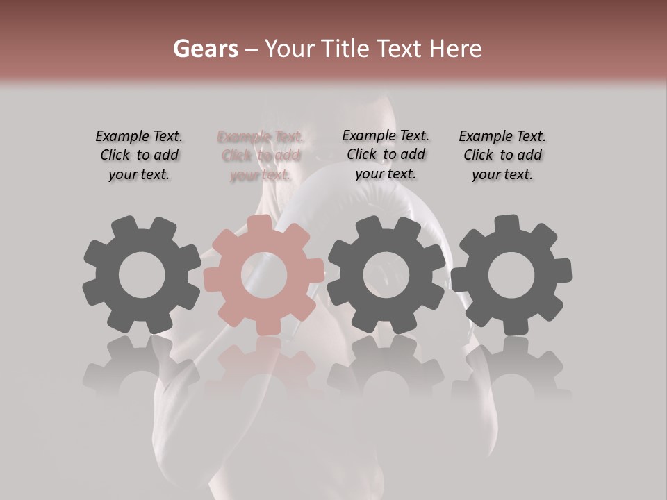 Strongman Body Fighter PowerPoint Template