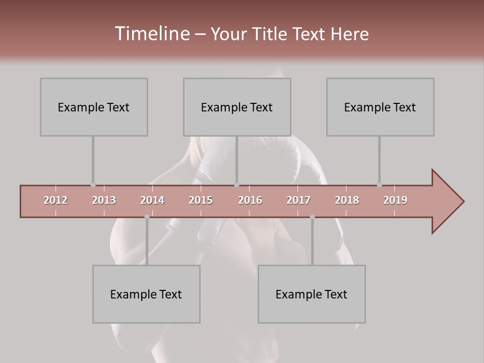 Strongman Body Fighter PowerPoint Template