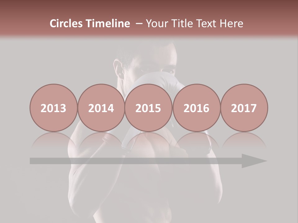 Strongman Body Fighter PowerPoint Template