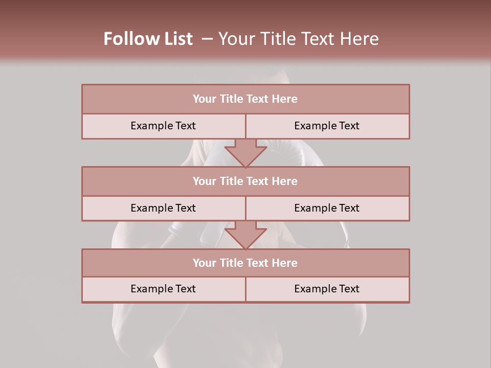 Strongman Body Fighter PowerPoint Template