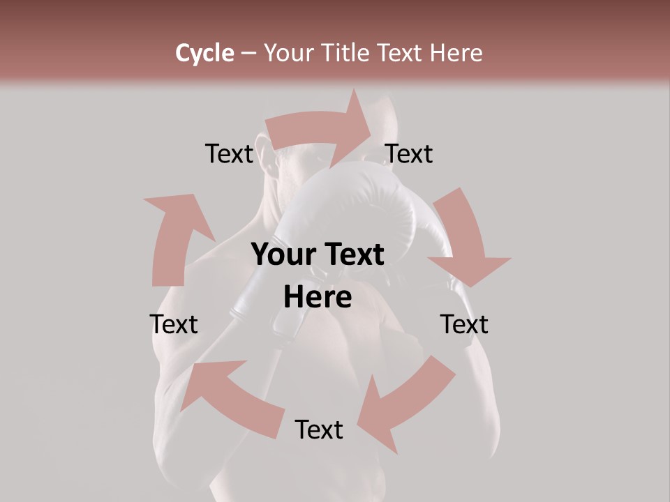 Strongman Body Fighter PowerPoint Template