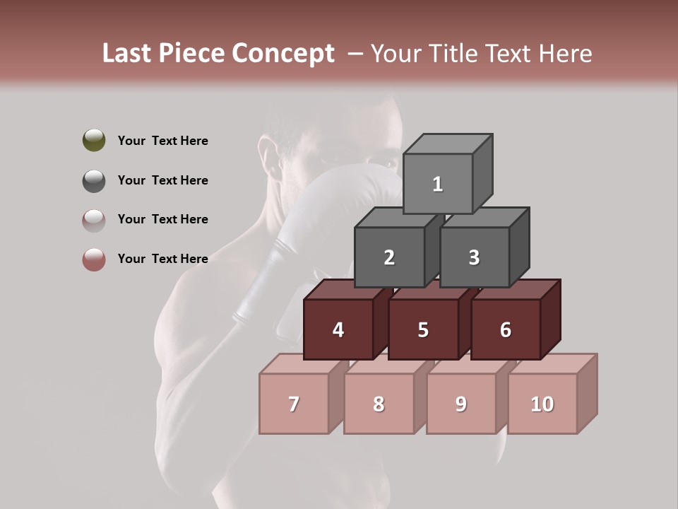 Strongman Body Fighter PowerPoint Template