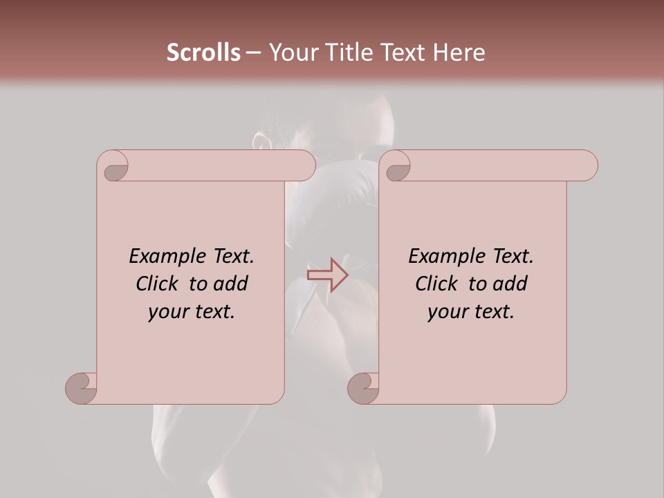 Strongman Body Fighter PowerPoint Template