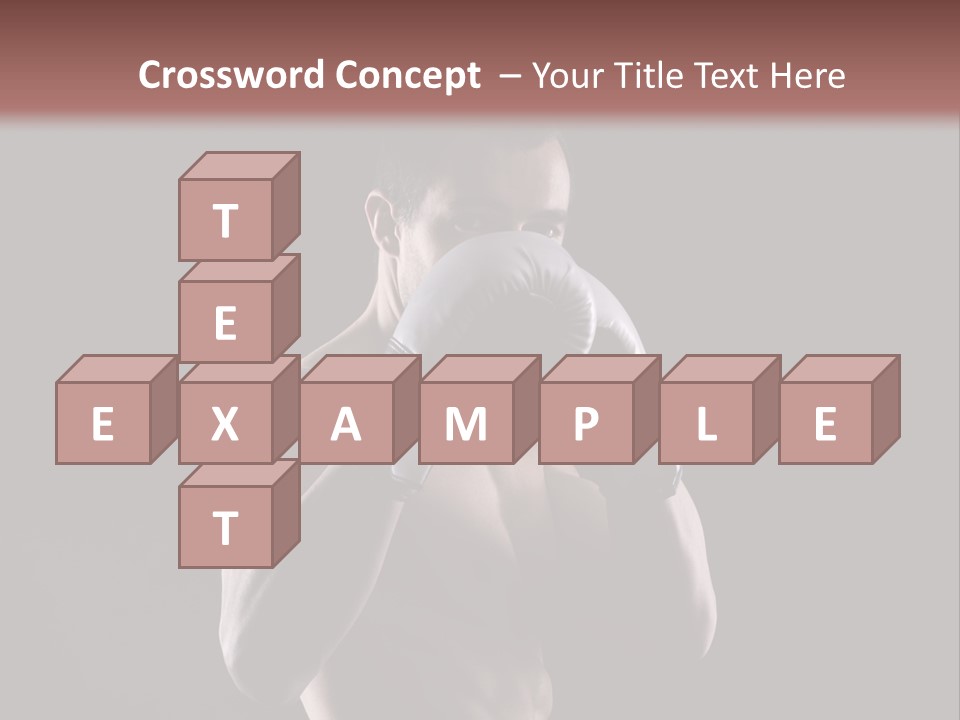 Strongman Body Fighter PowerPoint Template