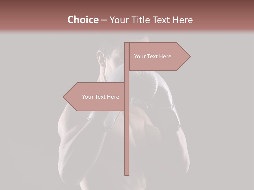 Strongman Body Fighter PowerPoint Template