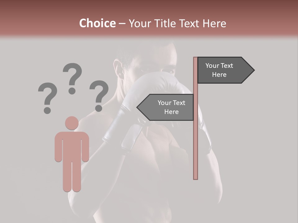 Strongman Body Fighter PowerPoint Template