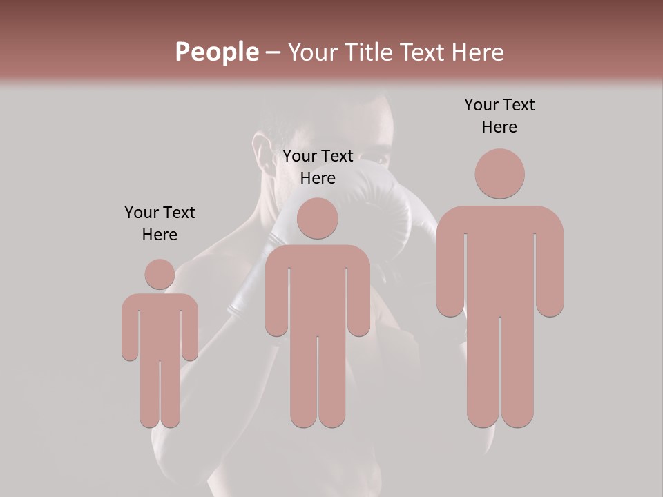 Strongman Body Fighter PowerPoint Template