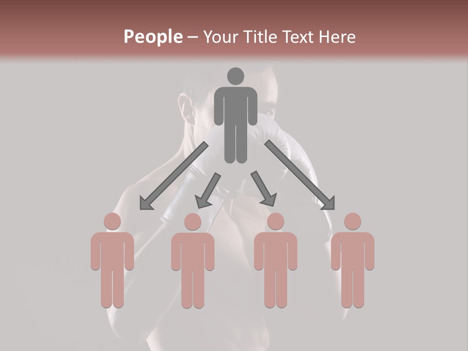 Strongman Body Fighter PowerPoint Template