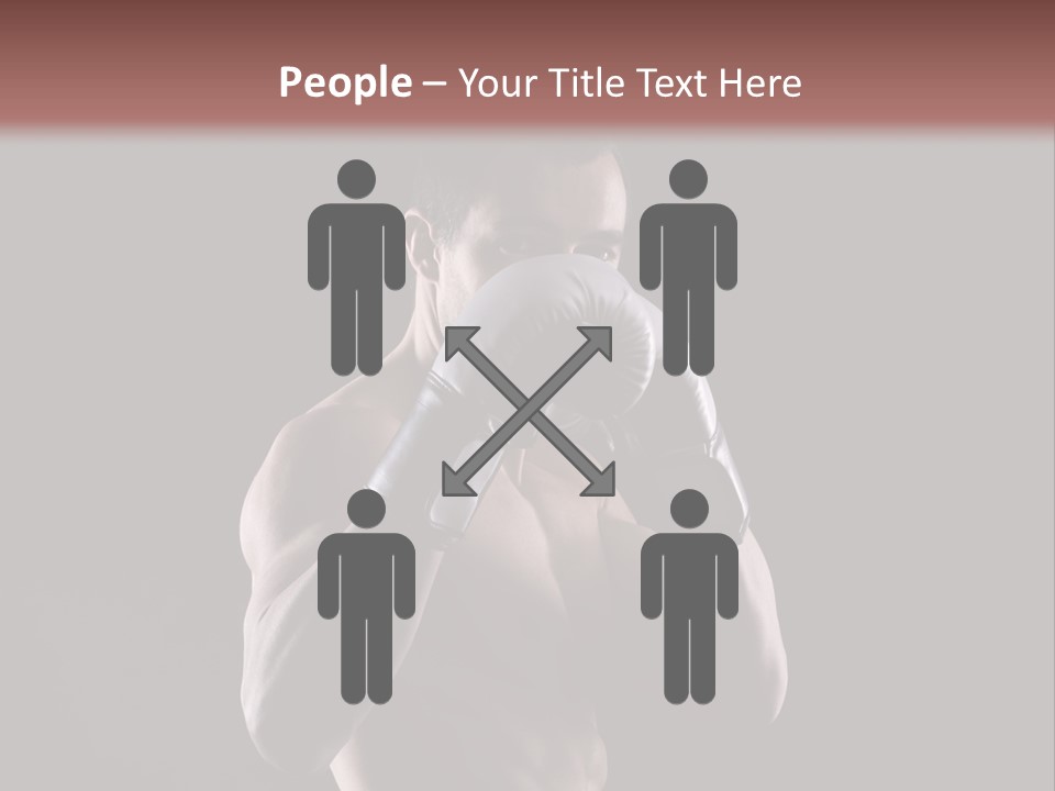 Strongman Body Fighter PowerPoint Template