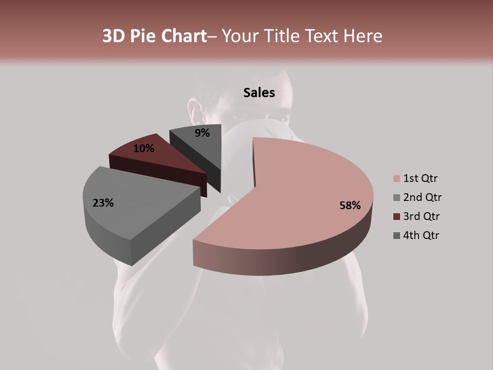 Strongman Body Fighter PowerPoint Template
