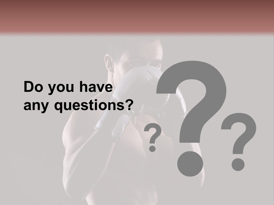 Strongman Body Fighter PowerPoint Template