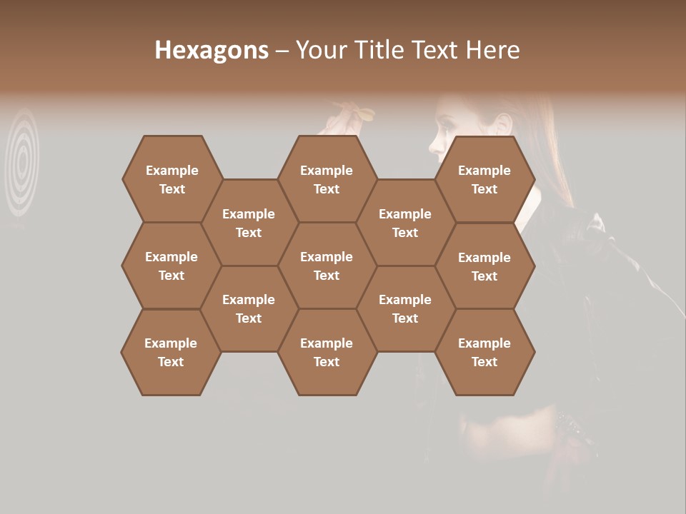 Dart Circle Luck PowerPoint Template